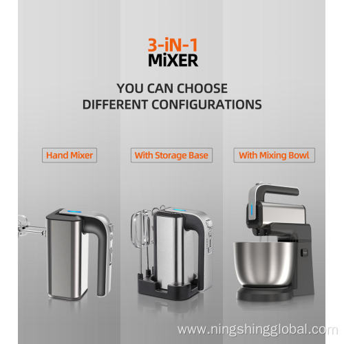 Electric Hand Mixer with Storage Base